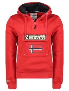 Pánska mikina WY10089H/GN Red - Geographical Norway