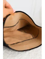 565-2 Elastické zateplené pančuchy na chladné dni - čierne