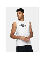 Pánske tričko bez rukávov 4F 4FWSS26TSLEM357-10S