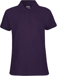 Neutral O 22980 Dámske polo tričko z bio bavlny 77.2280 fialové