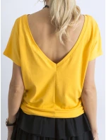 Tričko RV TS 4662.86 tmavo žltá