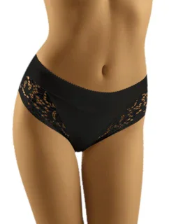 Dámske čierne nohavičky eco-SA - Wol-bar