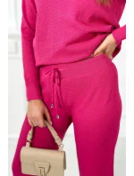 Sveter set Mikina + Nohavice fuchsie