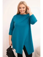 Dámska bavlnená blúzka s asymetrickými rukávmi Marine