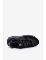 Skórzane Sneakersy Damskie Big Star OO274529 HI-POLY SYSTEM Czarne