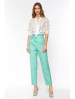 Dámska blúzka B140 ecru-bodky - Nife