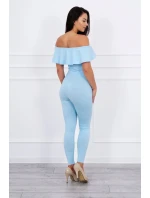 Modrá sada volánikov