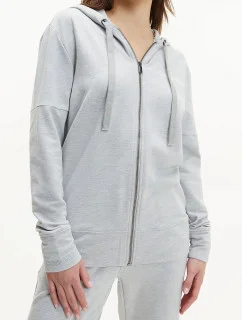 Mikina s kapucňou Modern Structure LW Full Zip Hoodie QS6759E-P7A - Calvin Klein