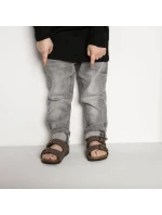 Birkenstock Arizona Kids Birko-Flor Nubuck Mocha úzke žabky (0552893)