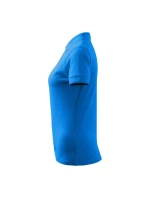 Dámske polo tričko Pique (modré)