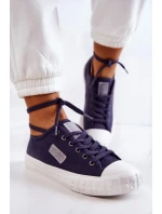 Classic Women's Sneakers BIG STAR JJ274494 Navy Blue Classic Women's Sneakers BIG STAR JJ274494 Navy Blue