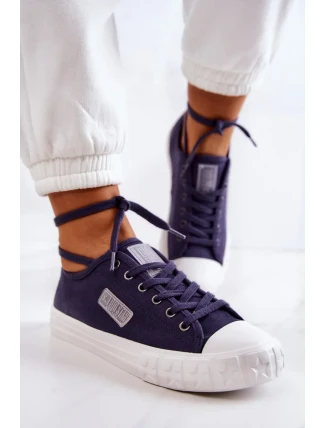 Classic Women's Sneakers BIG STAR JJ274494 Navy Blue Classic Women's Sneakers BIG STAR JJ274494 Navy Blue