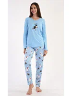 Dámske pyžamo dlhé Tučniak na ľade Dámske pyžamo dlhé Tučniak na ľade