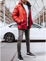 Pánska obojstranná zimná bunda čierna FashionStreet TX4217