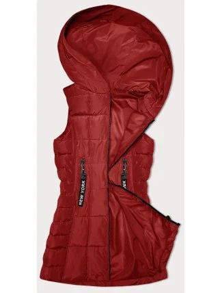 Dámska mikina s kapucňou S'West Red (B8225-4)