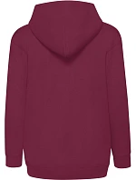 Fruit of the Loom Classic Kids Sweat Jacket Detská mikina s kapucňou 16.2045 bordová Fruit of the Loom Classic Kids Sweat Jacket Detská mikina s kapucňou 16.2045 bordová