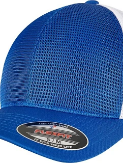 Flexfit 360/360T 6-panelová sieťovaná čiapka 55.0360 kráľovská modrá/biela