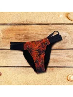 Spodný diel plaviek BB707 black-orange - Selmark Spodný diel plaviek BB707 black-orange - Selmark