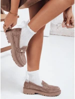 Dámske mokasíny béžové FashionStreet ZY1132 Dámske mokasíny béžové FashionStreet ZY1132