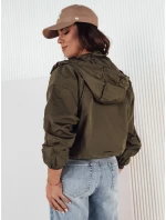 Dámska prechodná bunda s kapucňou ISCAR zelená FashionStreet TY4210