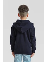 Fruit of the Loom Classic Kids Sweat Jacket Detská mikina s kapucňou 16.2045 tmavomodrá