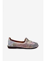 Kožené balerínky Amethyst s mašľou Artiker 58C3481 Multicolor