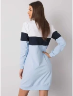Dámske šaty RV SK 5869.04 biele a modré Dámske šaty RV SK 5869.04 biele a modré