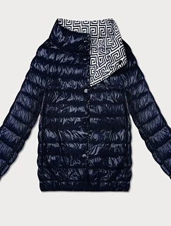 Ľahko zateplená obojstranná bunda Goodlookin v tmavomodrej farbe (P21-7213/7212-99)