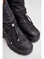 Dámske snehule Seandriel na platforme a plochom podpätku Dámske snehule Seandriel na platforme a plochom podpätku