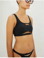 Vrchný diel plaviek KW0KW00798-BEH čierna - Calvin Klein Vrchný diel plaviek KW0KW00798-BEH čierna - Calvin Klein