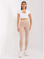 Dámske legíny LK 523.02 beige - Rue Paris Dámske legíny LK 523.02 beige - Rue Paris