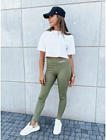 Dámske športové legíny SIMPLE LIFE UY1614 khaki - FashionStreet Dámske športové legíny SIMPLE LIFE UY1614 khaki - FashionStreet