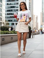 Dámske tričko MEMORY white FashionStreet RY2627
