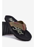 Klapki Japonki Męskie WRANGLER ZANE FLIPFLOP MEN LOW 20251044.20251044.57B Zielone