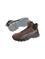 CONDOR BROWN MID pánske členkové tmavohnedé