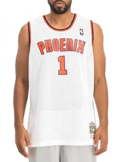 Mitchell & Ness Phoenix NBA Alternate Jersey Suns 2002 Anfernee Hardaway M SMJY4443-PSU02AHAWHIT Pánske
