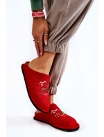 Domowe Papcie Big Star KK276017 Czerwono-Beżowe