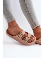 Lekkie Klapki Damskie ZAXY LL285087 Beżowe