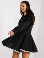 Dámske šaty-DHJ-SK-6801.63P-čierne Dámske šaty-DHJ-SK-6801.63P-čierne