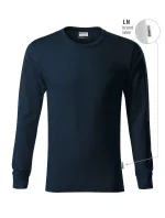 Resist LS Tričko unisex námornícka modrá 02 (štítok značky)