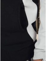 Pánska mikina na zips so stojacím golierom čierna FashionStreet BX5909 Pánska mikina na zips so stojacím golierom čierna FashionStreet BX5909