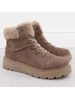 Topánky Rieker s umelou kožušinou 70402-24 W RKR753 Topánky Rieker s umelou kožušinou 70402-24 W RKR753