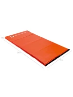 Gymnastický skladací matrac červený 2400x1200x50mm HMS MGS01 Gymnastický skladací matrac červený 2400x1200x50mm HMS MGS01