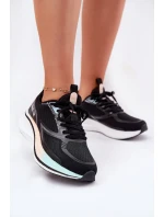 Buty Sportowe Damskie Big Star RR274A160 HI-POLY SYSTEM Czarne