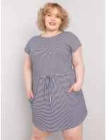 Šaty RV SK 6632.25 biele a tmavo modré Šaty RV SK 6632.25 biele a tmavo modré