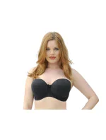 Podprsenka s kosticou Luxe Strapless CK2601-1 čierna - Curvy Kate Podprsenka s kosticou Luxe Strapless CK2601-1 čierna - Curvy Kate