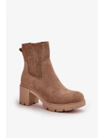 Topánky na podpätku model 199065 Krok vo veľkom štýle
