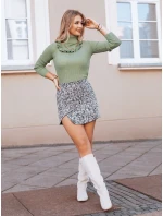 Dámsky sveter NOAH olivový FashionStreet MY1401