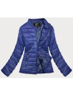 Svetlomodrá tenká dámska bunda so stojačikom (BH-2006)