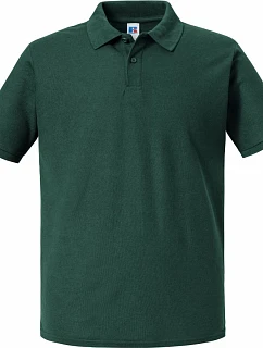Russell Athletic 570M Pánske polo tričko z piké „Authentic Eco“ 10.570M fľaškovozelené